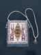 Antique Vintage Native American Hand Beaded Small Purse Tobacco Bag Authentic