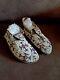 Antique c. 1880 Native American Indian Sioux Beaded Moccasins