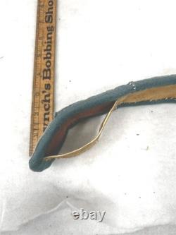 Antique knife sheath beaded Native American hand made leather original