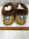 Antique moccasins handmade beaded leather Northwest Native American original