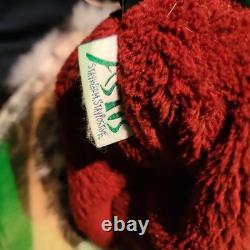 Astris Native American Beaded Mittens with Fur Trim and Fringer