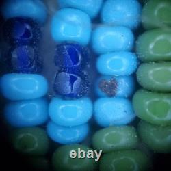 Atq NA Glass Beaded Apache Knife/Awl Sheath 1800s Sinew Sewn Full Provenance