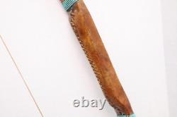 Atq NATIVE AMERICAN INDIAN HAND CRAFTED Beaded BOW AND ARROW W QUIVER