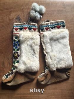 Authentic Beaded Indigenous Moccasins