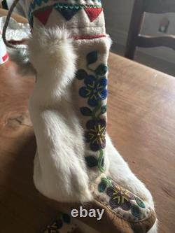 Authentic Beaded Indigenous Moccasins