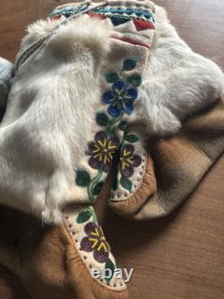 Authentic Beaded Indigenous Moccasins