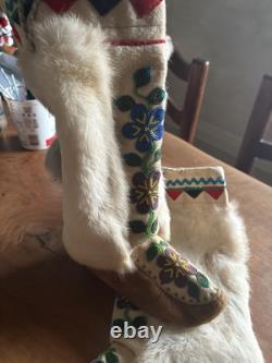 Authentic Beaded Indigenous Moccasins