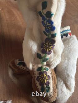 Authentic Beaded Indigenous Moccasins