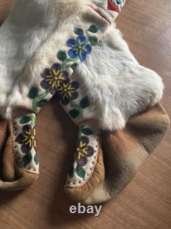 Authentic Beaded Indigenous Moccasins