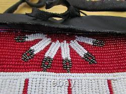 Authentic Native American Beaded Bag Purse Stunning Detailed Hand Made Design