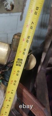 Awesome Vintage Native American Iron Spiked Tomahawk Beaded Quality