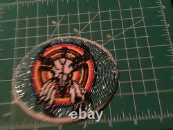 Beaded Buckskin Native American Indian Belt Buckle Buffalo Seed Bead Southwest