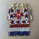 Beaded Deerskin Suede Pouch Native American Indian Apache Fringe No Wear or Soil