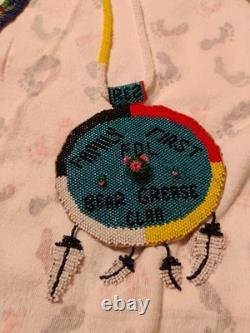 Beaded Medallion Necklace Native American Inspired