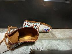 Beaded Moccasins 10 Length x 3 Wide