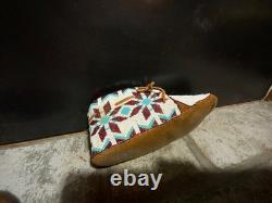 Beaded Moccasins 10 Length x 3 Wide