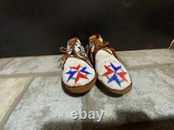 Beaded Moccasins 10 Length x 3 Wide