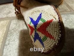 Beaded Moccasins 10 Length x 3 Wide