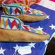 Beaded Moccasins Pair Provenance &Icirc;le-&agrave;-la-Crosse is an historic north Canada