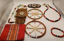 Beaded Native American Indian Set