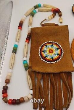 Beaded Native American Indian Set