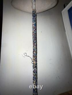 Beaded Native American Sioux Ceremonial Tomahawk Skull Crusher-damaged beads