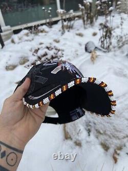 Beaded Native Pride Hat Cap Beads Native American Made Beadwork New With Tag