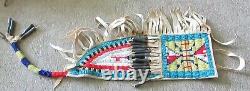 Beautiful Native American Indian Beaded Knife Sheath