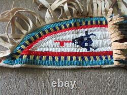 Beautiful Native American Indian Beaded Knife Sheath