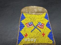 Beautiful Native American Indian Beaded Strike A Lite Bag