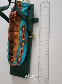 Beautiful Vintage Native American Beaded Doll Cradelboard