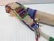C. 1870-90s PLAINS BEADED lAKOTA INDIAN AWL CASE with RED HORSEHAIR TIN CONES