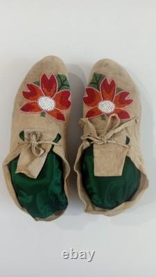 C. 1920 Shoshone Beaded Moccasins Forrest Fenn Collection