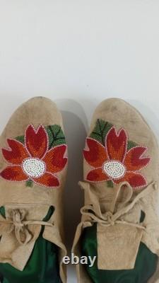 C. 1920 Shoshone Beaded Moccasins Forrest Fenn Collection