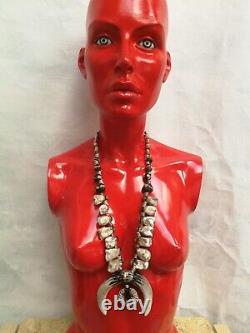 Cherokee tribe natives america ethnic necklace primitive jewelry pendant teeth k