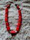 Coral Native American necklace