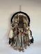 DREAM Catcher Native American Fur Wool Feathers Beaded Large
