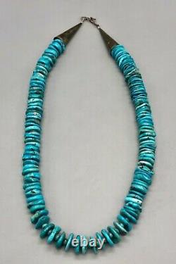 Disc Bead Style Turquoise Necklace