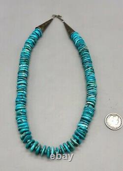 Disc Bead Style Turquoise Necklace