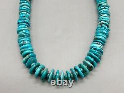 Disc Bead Style Turquoise Necklace