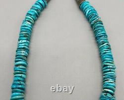 Disc Bead Style Turquoise Necklace