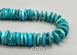 Disc Bead Style Turquoise Necklace