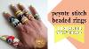 Diy Jewelry Tutorial Peyote Stitch Beaded Rings With Even Count Peyote Stitch