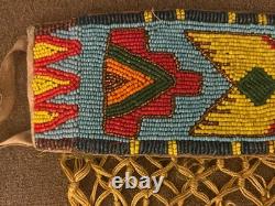 Early 1900's Western Plains Glass Beaded Sash