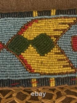 Early 1900's Western Plains Glass Beaded Sash