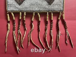 Excellent Antique C. 1900 Native American Northwest Coast Beaded Bag