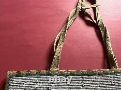 Excellent Antique C. 1900 Native American Northwest Coast Beaded Bag