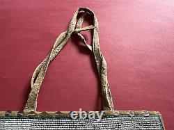 Excellent Antique C. 1900 Native American Northwest Coast Beaded Bag