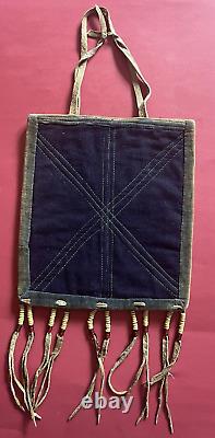 Excellent Antique C. 1900 Native American Northwest Coast Beaded Bag