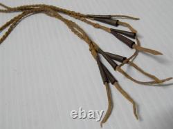 Exquisite Assiniboine Sioux Indian Beaded Strike A Light Pouch On Buffalo